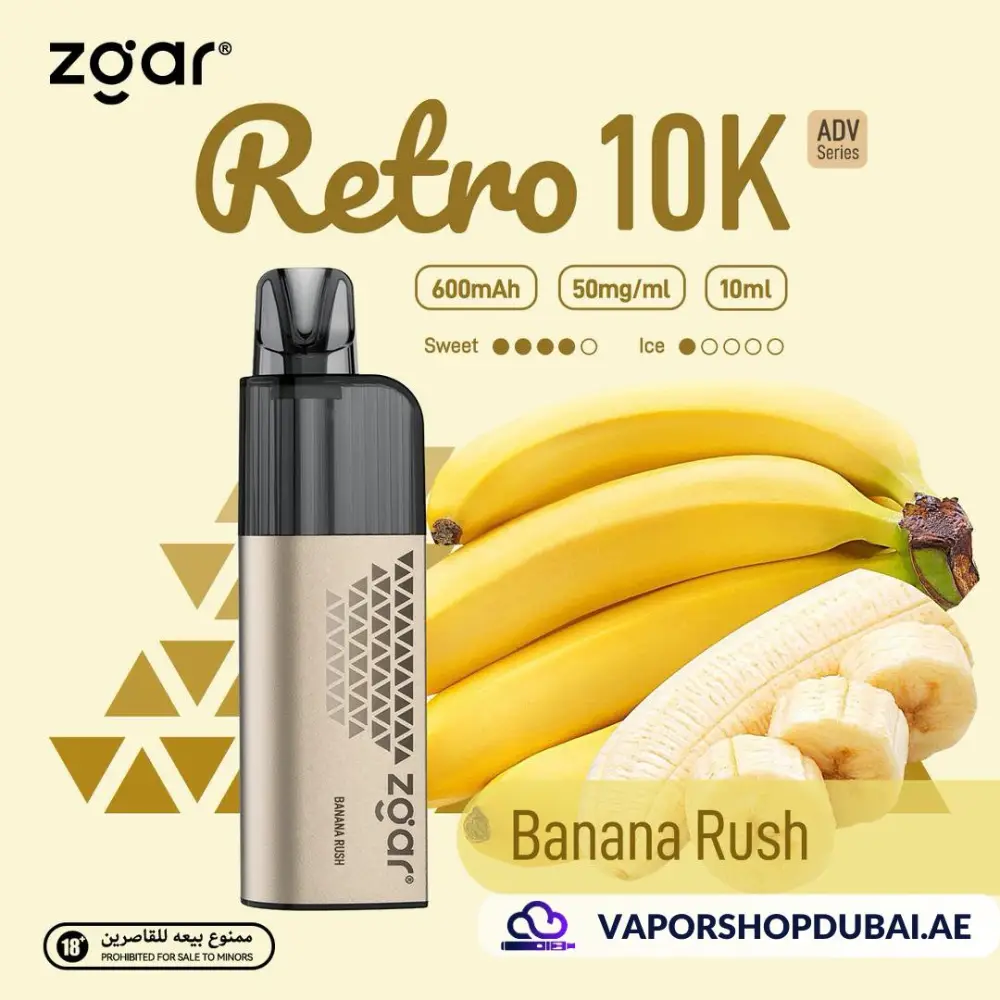 ZGAR Retro 10000 Puffs Disposable Vape In UAE 14 ZGAR Retro 10000 Puffs