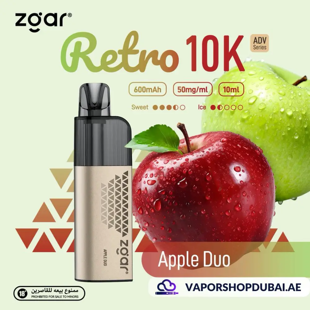 ZGAR Retro 10000 Puffs Disposable Vape In UAE 11 ZGAR Retro 10000 Puffs