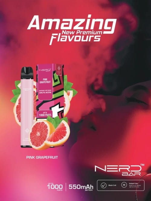 NERD™ BAR 1000 PUFFS Disposable Vape In UAE 4 NERD™ BAR 1000 PUFFS
