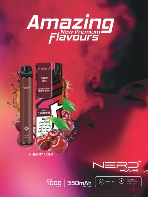 NERD™ BAR 1000 PUFFS Disposable Vape In UAE 3 NERD™ BAR 1000 PUFFS