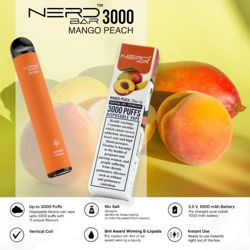 NERD™ BAR 3000 PUFFS 6 NERD™ BAR 3000 PUFFS