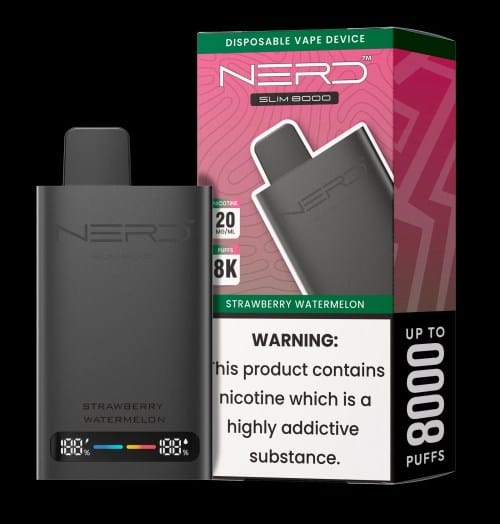 NERD™ SLIM 8000 Disposable Vape In UAE 4 NERD™ SLIM 8000 PUFF’S