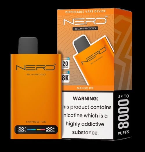 NERD™ SLIM 8000 Disposable Vape In UAE 8 NERD™ SLIM 8000 PUFF’S