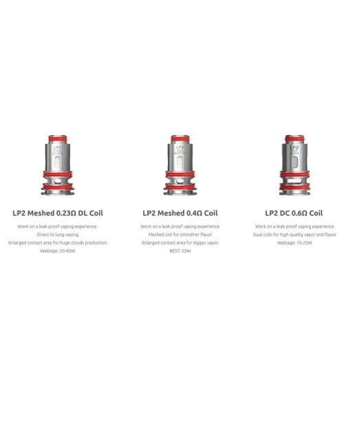 SMOK LP2 Series Coils 5Pc/Pack 4 SMOK LP2 Series Coils 5Pc/Pack