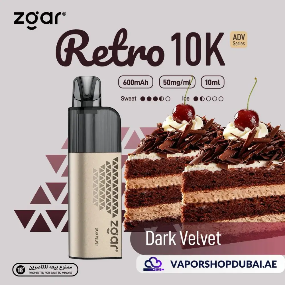 ZGAR Retro 10000 Puffs Disposable Vape In UAE 6 ZGAR Retro 10000 Puffs