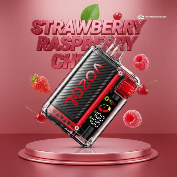 vozol vista 20000 strawberry raspberry cherry VOZOL Vista 20000 Puffs Disposable Vape