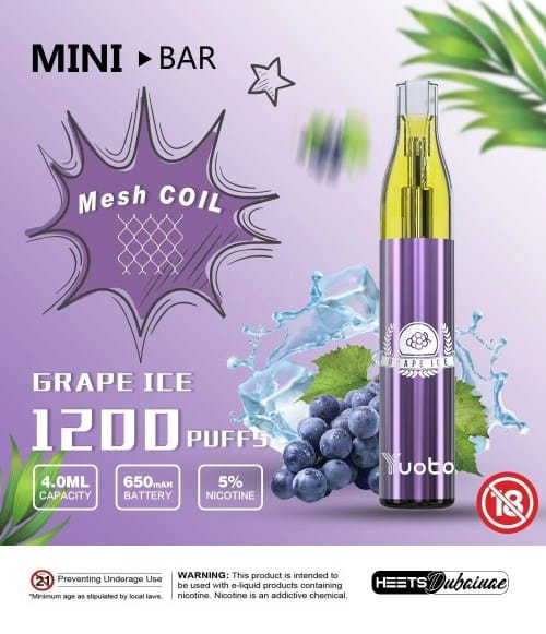 YUOTO MINI Disposable Vape In UAE YUOTO MINI