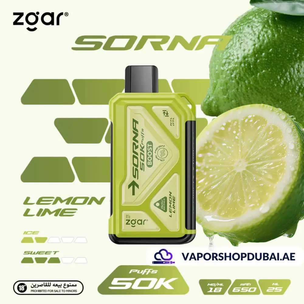 ZGAR Sorna 50000 Puffs Disposable Vape In UAE 9 ZGAR Sorna 50000 Puffs