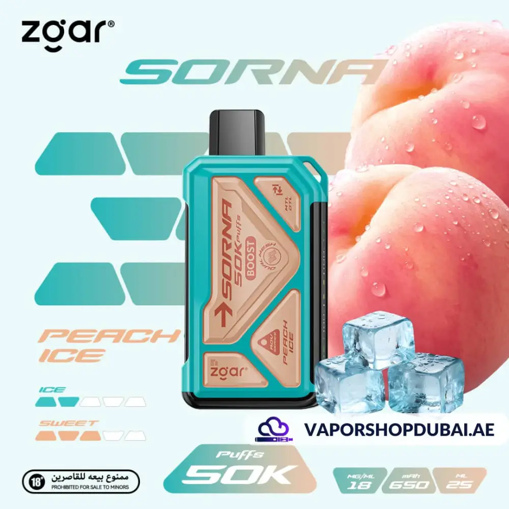 ZGAR Sorna 50000 Puffs Disposable Vape In UAE 10 ZGAR Sorna 50000 Puffs