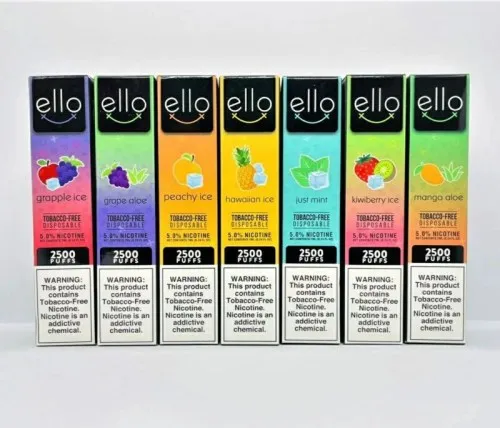 BLVK ELLO Disposable Vape In UAE BLVK ELLO