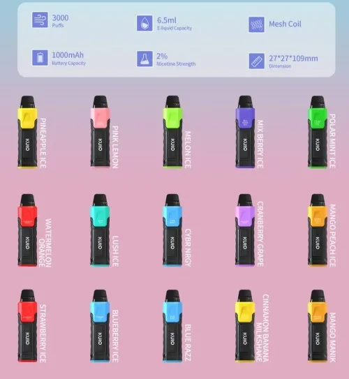 KUIQ 3000 Disposable Vape In UAE KUIQ 3000