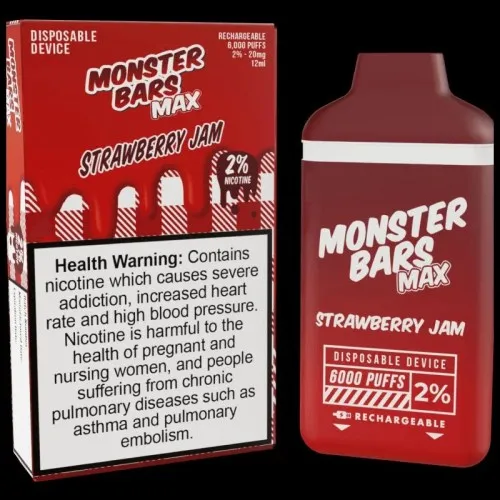 MONSTER BARS Disposable Vape In UAE 8 MONSTER BARS