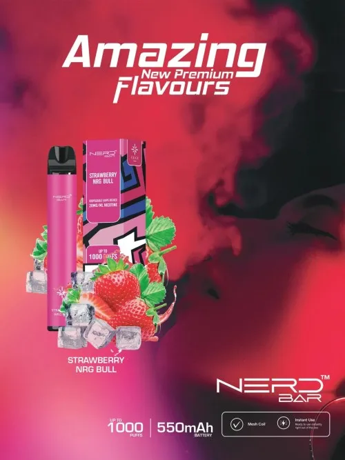 NERD™ BAR 1000 PUFFS Disposable Vape In UAE 7 NERD™ BAR 1000 PUFFS