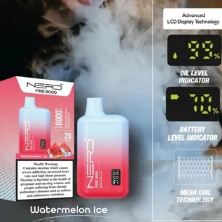 NERD™ FIRE 8000 PUFFS Disposable Vape In UAE 1 NERD™ FIRE 8000 PUFFS