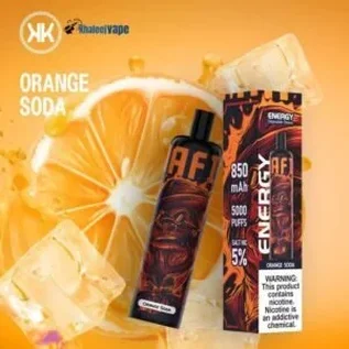 ORANGE SODA |ENERGY VAPE 5000 PUFFS|100% ORIGINAL DISPOSABLE 2 ORANGE SODA Best Price