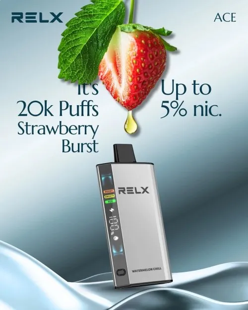 RELX® ACE 20000 PUFF’S 4 RELX® ACE 20000 PUFF’S