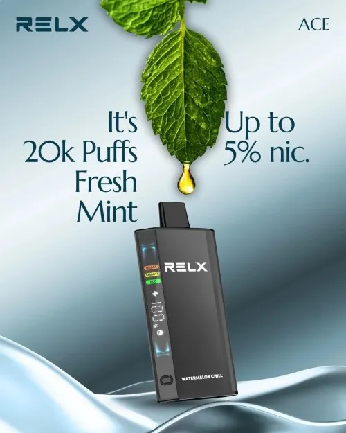 RELX® ACE 20000 PUFF’S 7 RELX® ACE 20000 PUFF’S