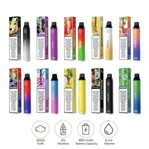 SMUCCI 3000 PUFFS Disposable Vape In UAE SMUCCI 3000 PUFFS
