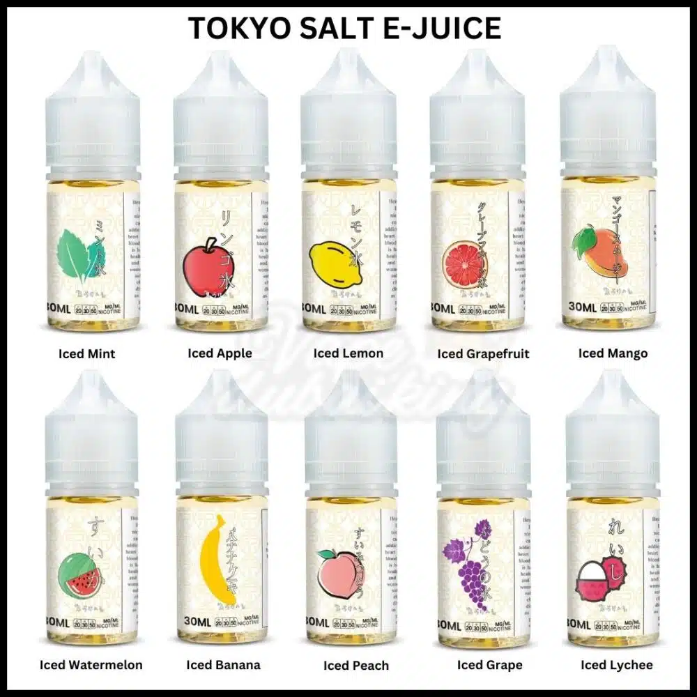 Tokyo E-Liquids In UAE 1 Tokyo E-Liquids - Vapor Shop Dubai