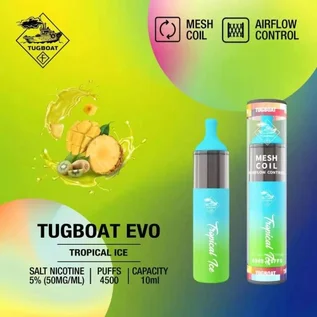 TUGBOAT EVO Disposable Vape In UAE TUGBOAT EVO