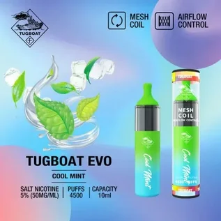 TUGBOAT EVO Disposable Vape In UAE TUGBOAT EVO