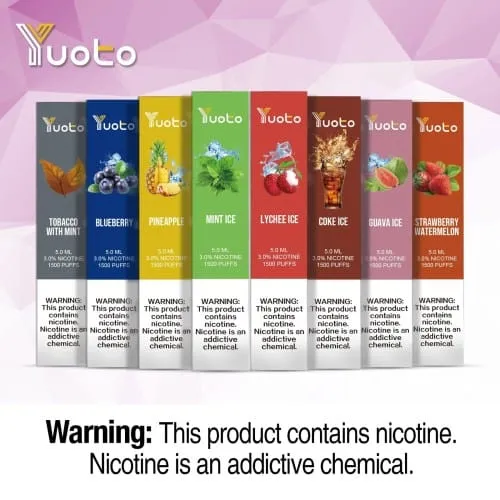 YUOTO 1500 PUFFS 6 YUOTO 1500 PUFFS