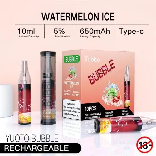 YUOTO BUBBLE 4000 PUFFS 5 YUOTO BUBBLE 4000 PUFFS