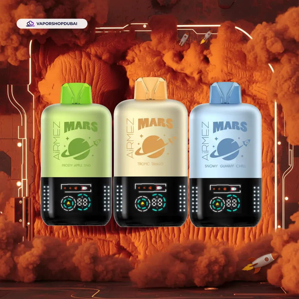 AiRMEZ Mars 20000 Puffs Disposable Vape In UAE 19 AiRMEZ Mars 20000 Puffs Disposable Vape In UAE