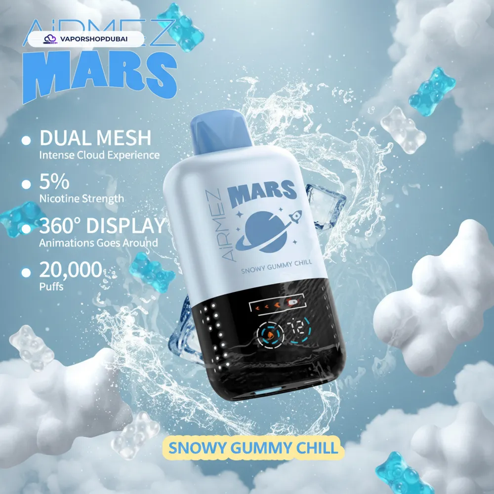 AiRMEZ Mars 20000 Puffs Disposable Vape In UAE 23 AiRMEZ Mars 20000 Puffs Disposable Vape In UAE