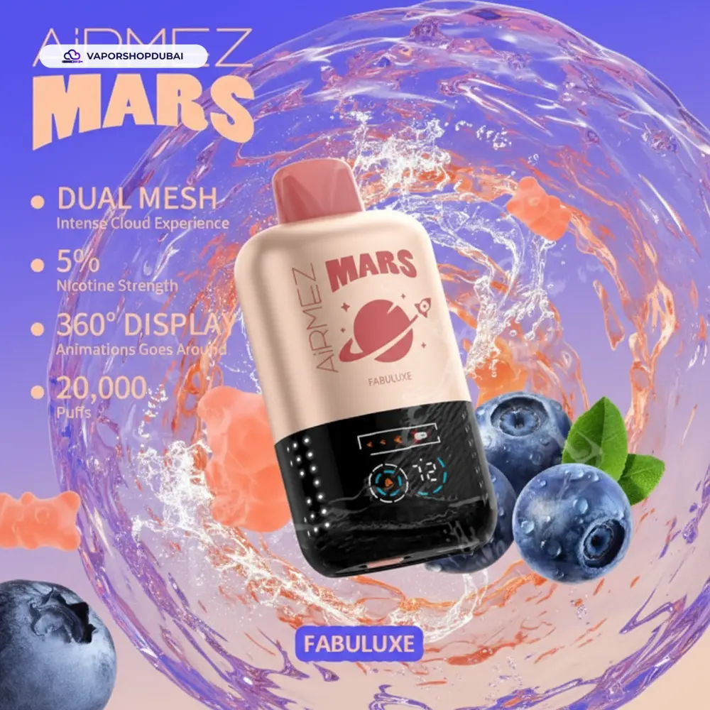 AiRMEZ Mars 20000 Puffs Disposable Vape In UAE 26 AiRMEZ Mars 20000 Puffs Disposable Vape In UAE