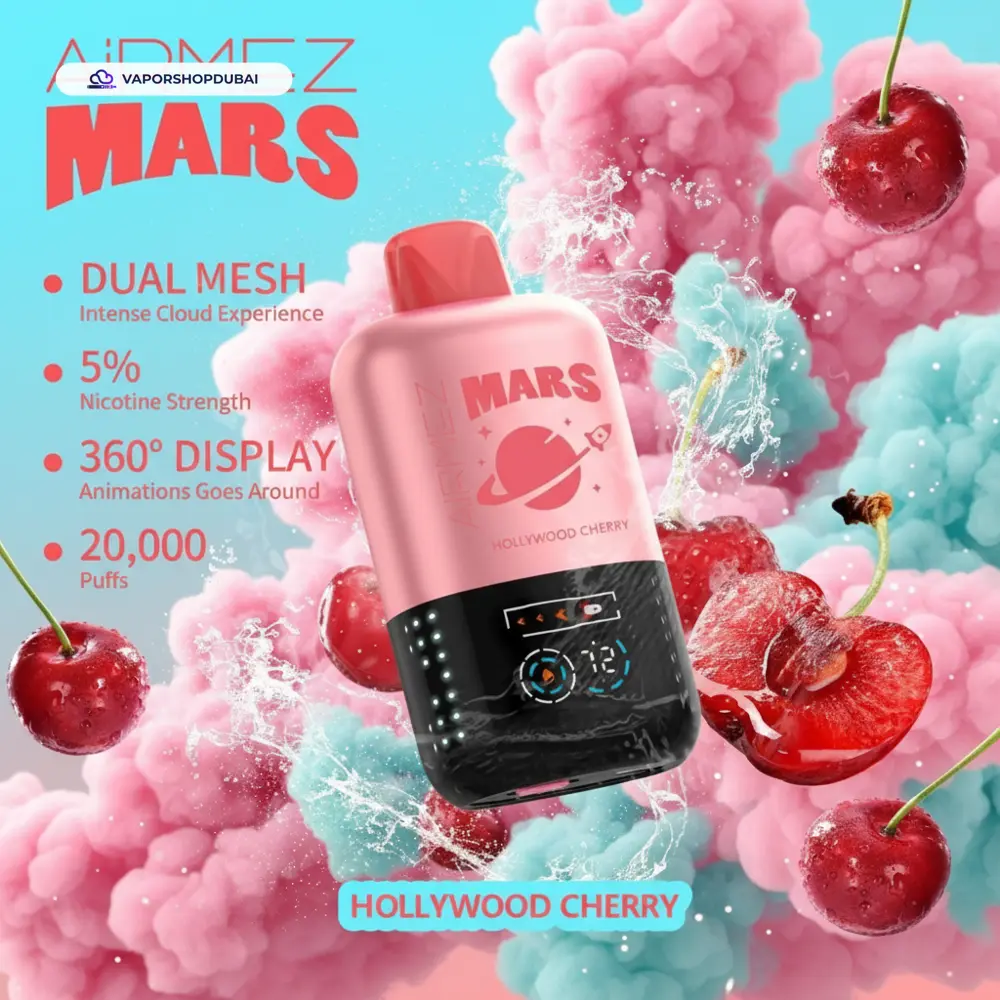 AiRMEZ Mars 20000 Puffs Disposable Vape In UAE 28 AiRMEZ Mars 20000 Puffs Disposable Vape In UAE