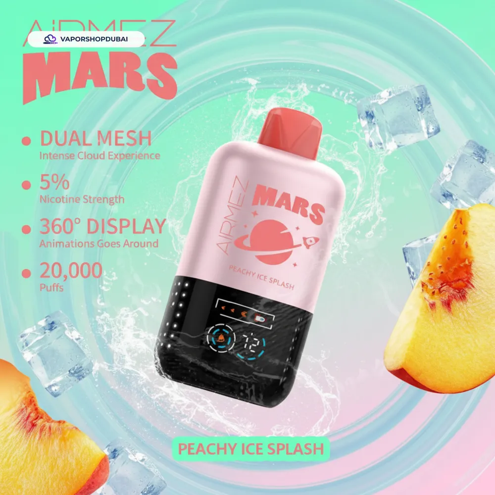 AiRMEZ Mars 20000 Puffs Disposable Vape In UAE 32 AiRMEZ Mars 20000 Puffs Disposable Vape In UAE