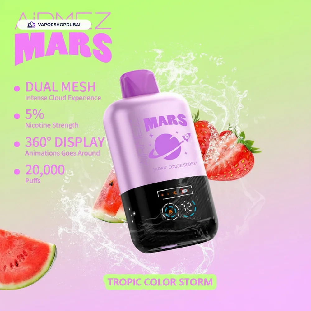 AiRMEZ Mars 20000 Puffs Disposable Vape In UAE 5 AiRMEZ Mars 20000 Puffs Disposable Vape In UAE