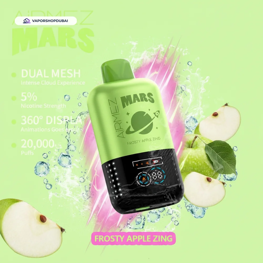 AiRMEZ Mars 20000 Puffs Disposable Vape In UAE 10 AiRMEZ Mars 20000 Puffs Disposable Vape In UAE