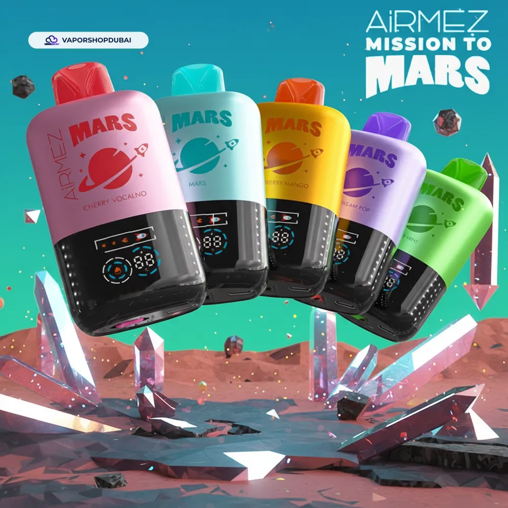 AiRMEZ Mars 20000 Puffs Disposable Vape In UAE 1 AiRMEZ Mars 20000 Puffs Disposable Vape In UAE