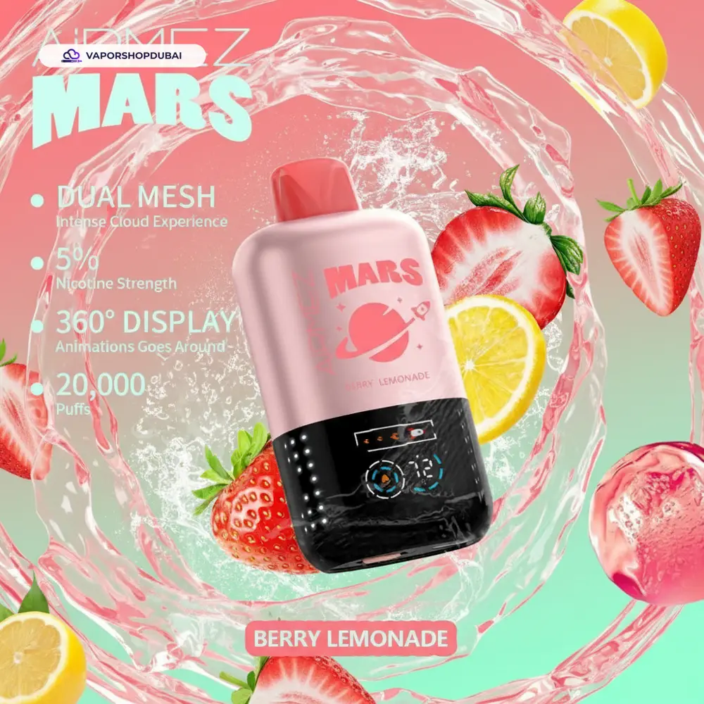 AiRMEZ Mars 20000 Puffs Disposable Vape In UAE 34 berry-lemonade
