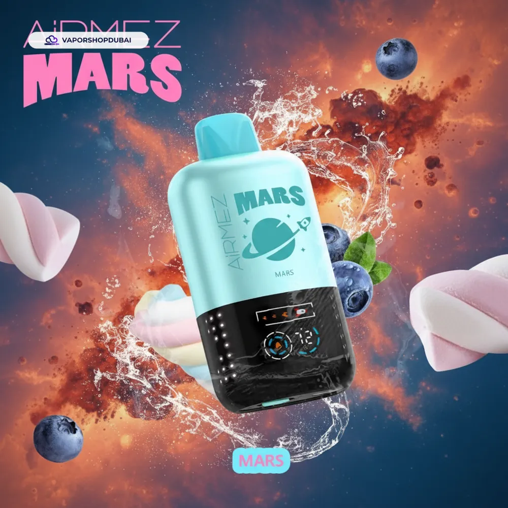 AiRMEZ Mars 20000 Puffs Disposable Vape In UAE 39 mars-blueberry-marshmallow