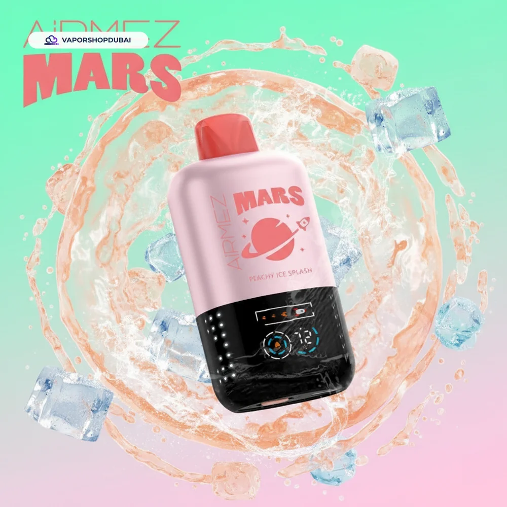 AiRMEZ Mars 20000 Puffs Disposable Vape In UAE 42 peachy-ice-splash