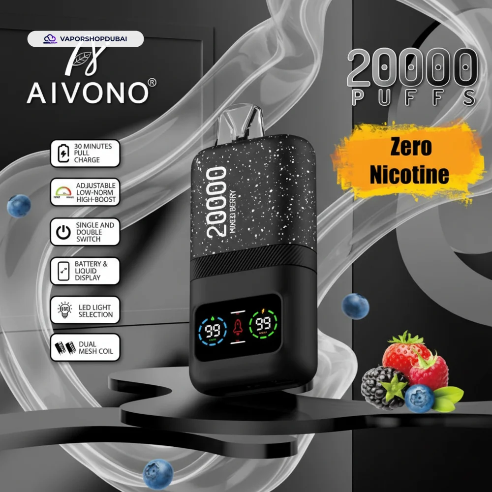 AIVONO Aim Magic 20000 Puff Zero Nicotine Vape In UAE 12 AIVONO Aim Magic 20000 Puff Zero Nicotine Disposable Vape In UAE