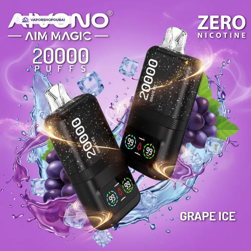 AIVONO Aim Magic 20000 Puff Zero Nicotine Vape In UAE 10 AIVONO Aim Magic 20000 Puff Zero Nicotine Disposable Vape In UAE