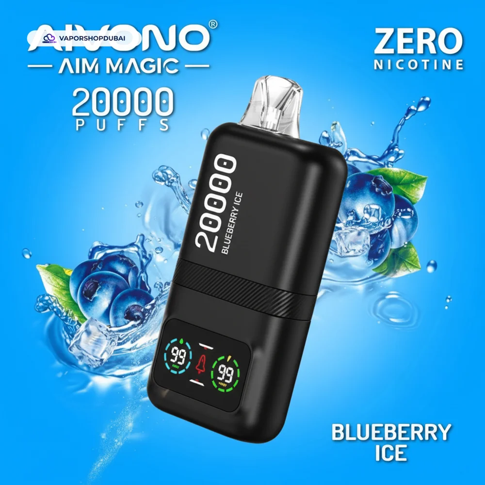 AIVONO Aim Magic 20000 Puff Zero Nicotine Vape In UAE 23 blueberry-ice