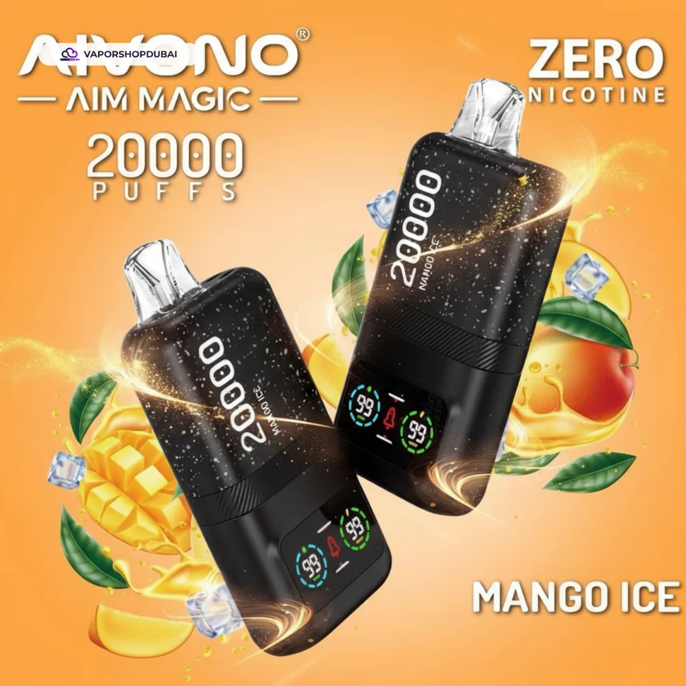 AIVONO Aim Magic 20000 Puff Zero Nicotine Vape In UAE 28 mango-ice