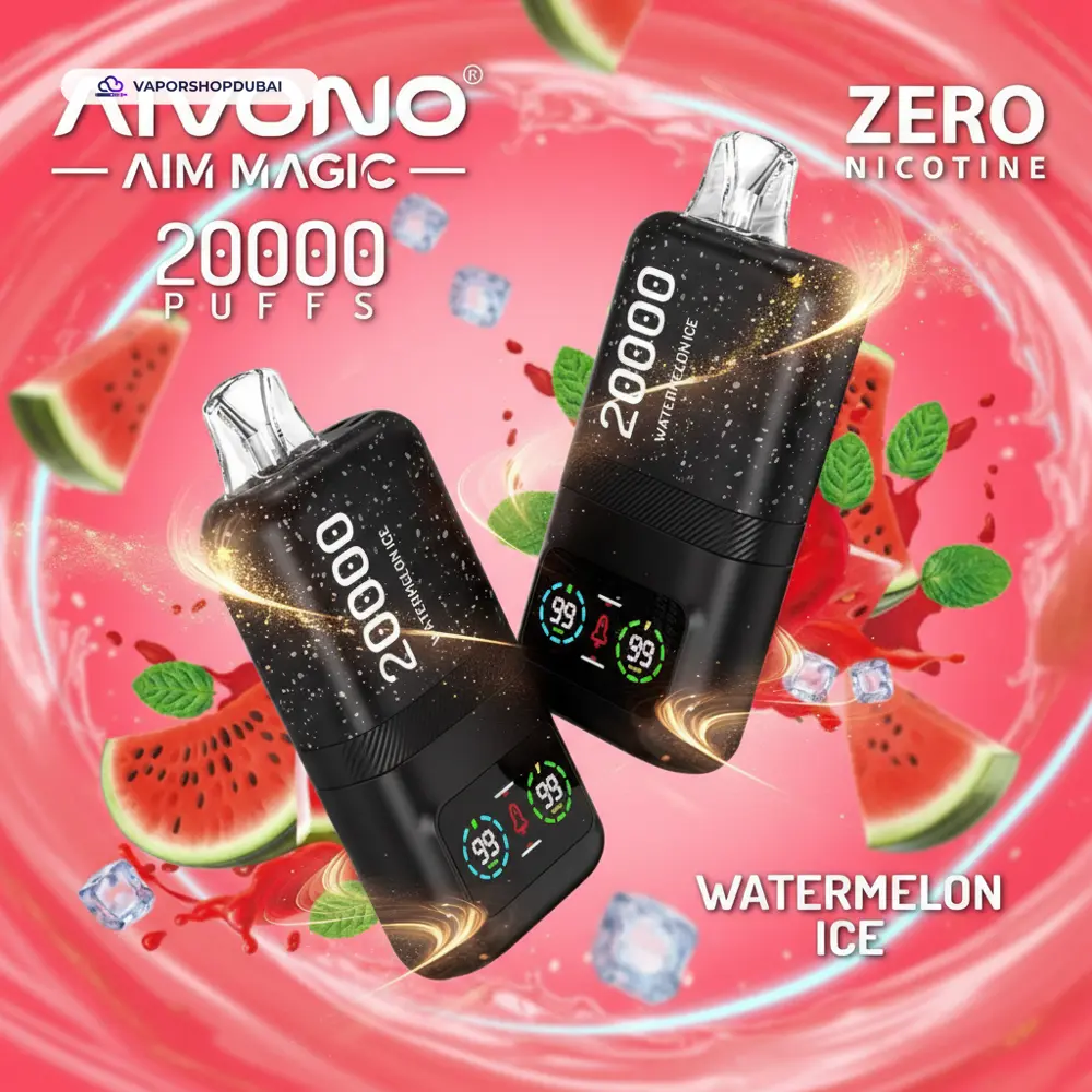 AIVONO Aim Magic 20000 Puff Zero Nicotine Vape In UAE 32 watermelon-ice