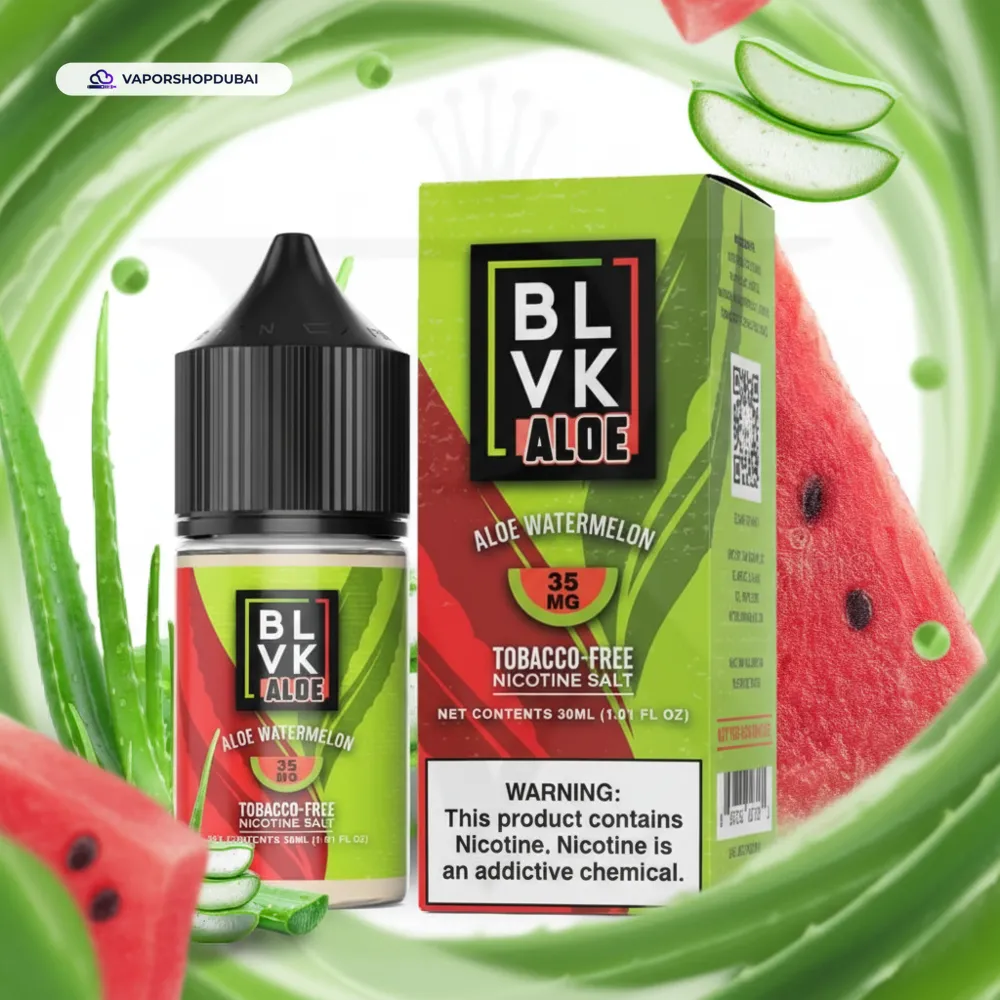 Aloe Watermelon by BLVK ALOE Salt Series 30mL In UAE 1 Aloe Watermelon by BLVK ALOE Salt Series 30mL In UAE