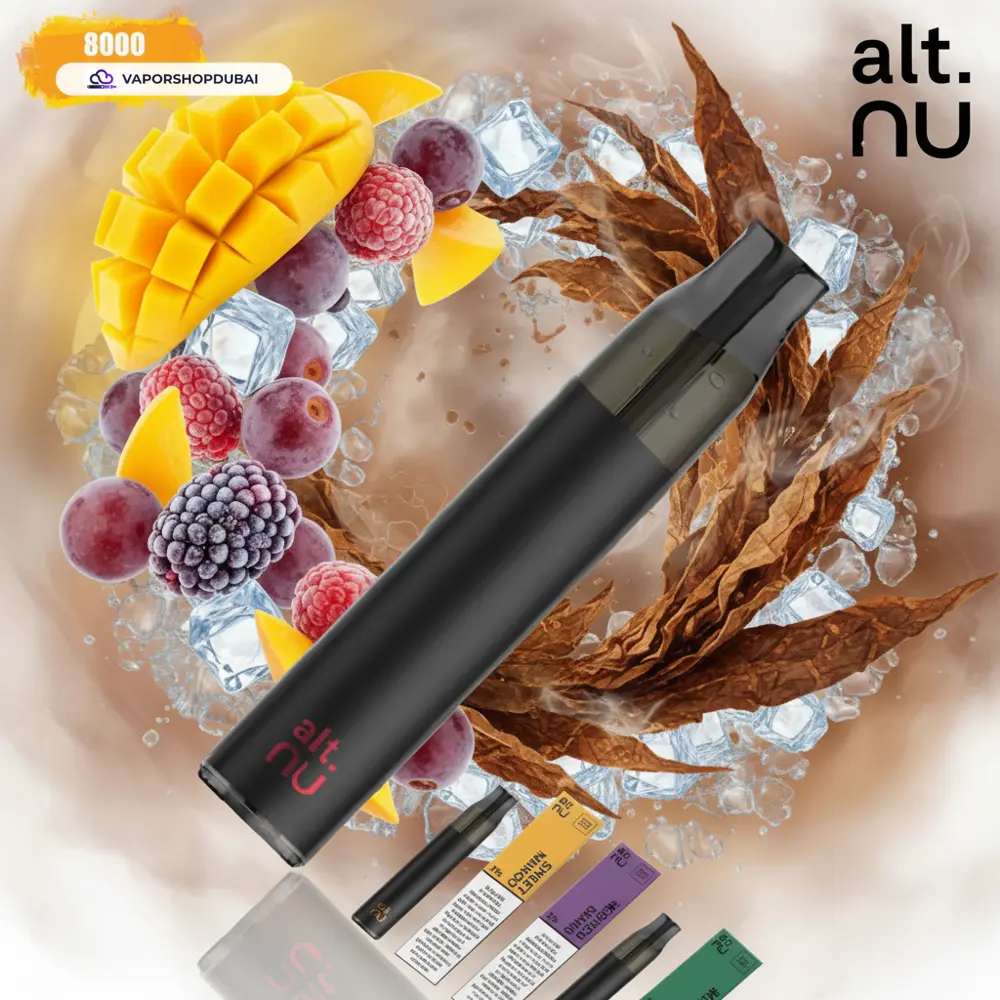 Alt Nu 8000 Puffs Vape In UAE 11 Alt Nu 8000 Puffs Disposable Vape 20mg in DUBAI, UAE