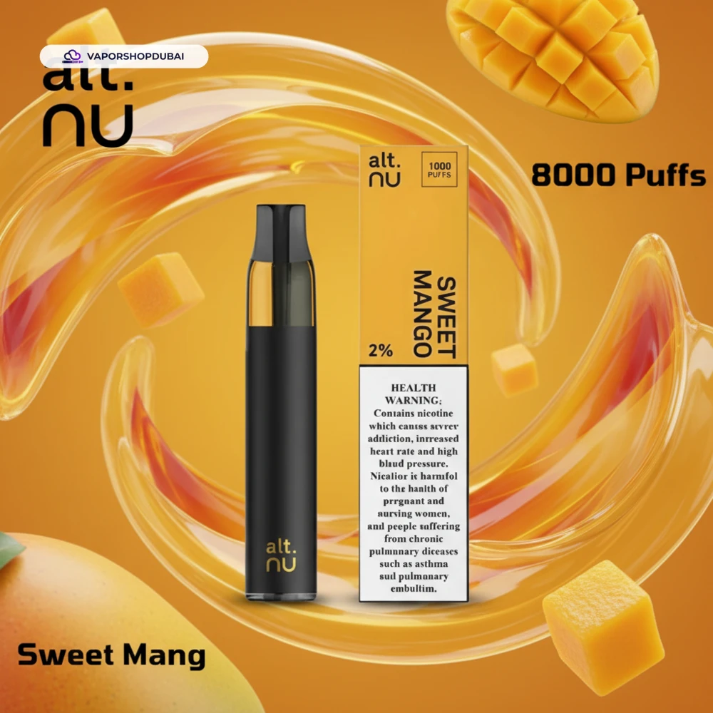 Alt Nu 8000 Puffs Disposable Vape 20mg in DUBAI, UAE 12 Alt Nu 8000 Puffs Disposable Vape 20mg in DUBAI, UAE