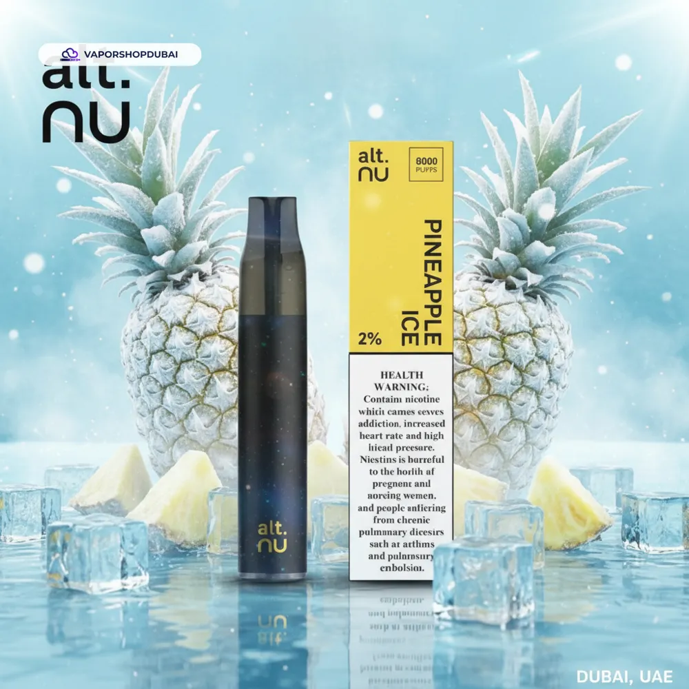 Alt Nu 8000 Puffs Vape In UAE 15 Alt Nu 8000 Puffs Disposable Vape 20mg in DUBAI, UAE