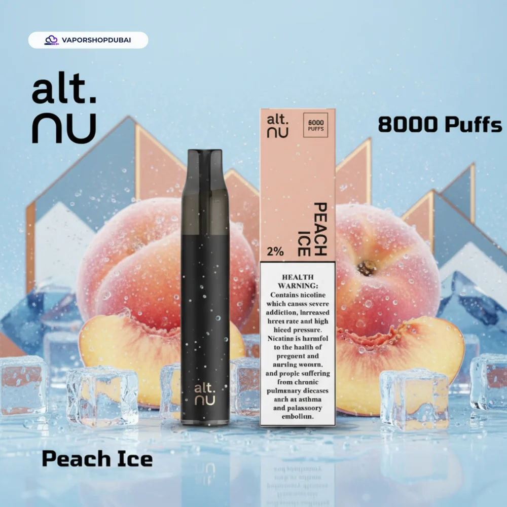 Alt Nu 8000 Puffs Vape In UAE 16 Alt Nu 8000 Puffs Disposable Vape 20mg in DUBAI, UAE