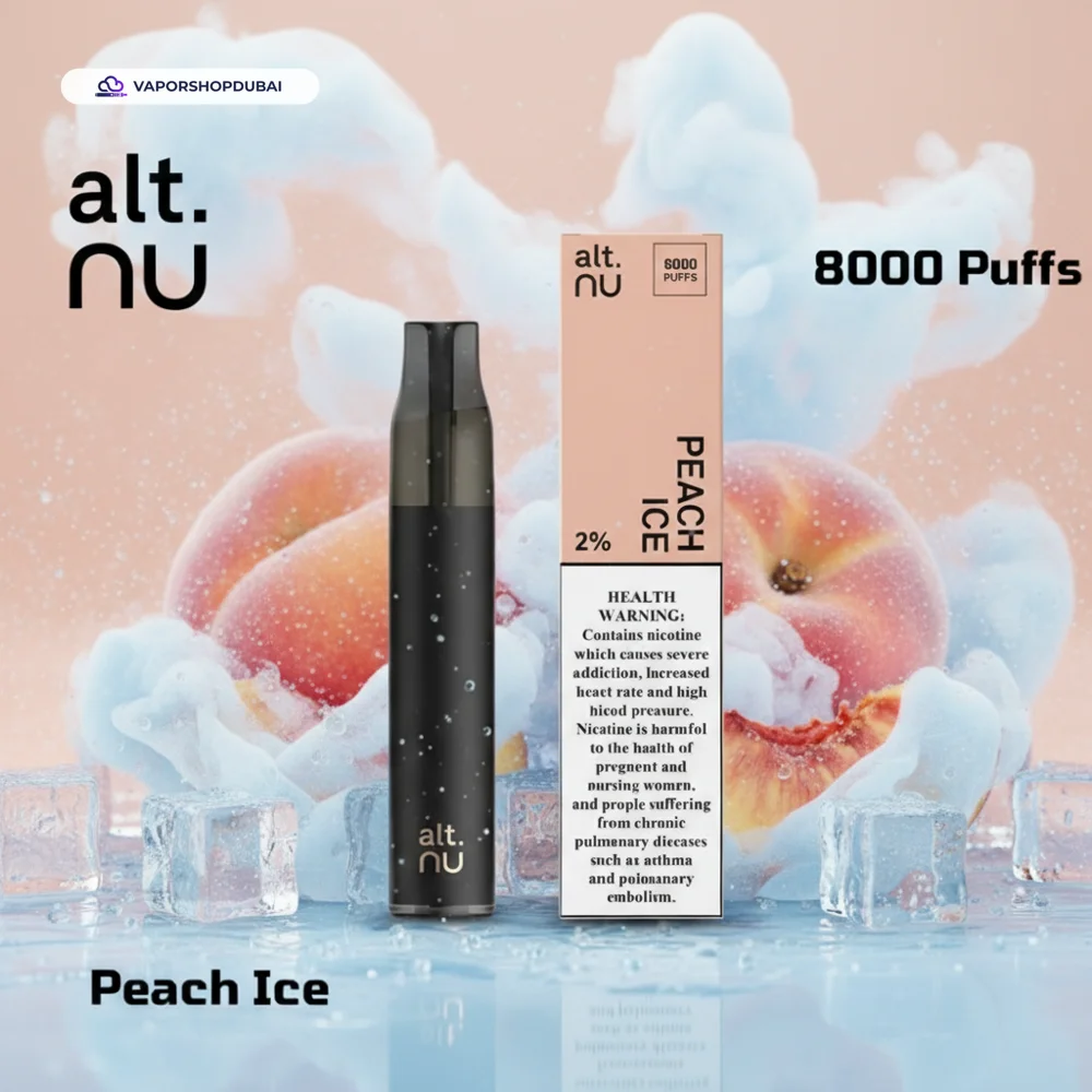 Alt Nu 8000 Puffs Vape In UAE 6 Alt Nu 8000 Puffs Disposable Vape 20mg in DUBAI, UAE