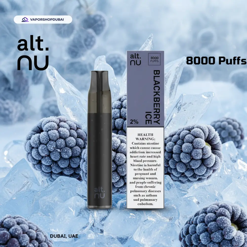 Alt Nu 8000 Puffs Disposable Vape 20mg in DUBAI, UAE 10 Alt Nu 8000 Puffs Disposable Vape 20mg in DUBAI, UAE